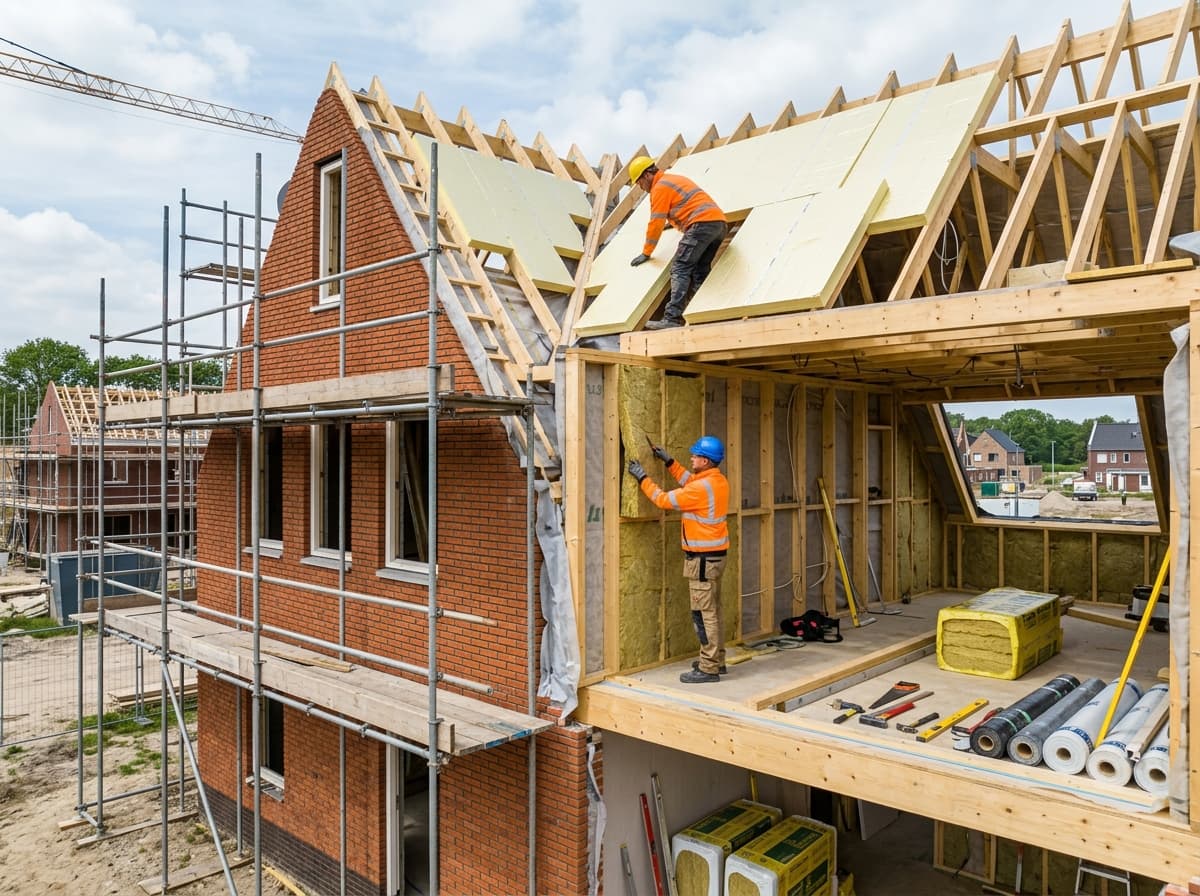 Nieuwbouw isolatie volgens de laatste normen